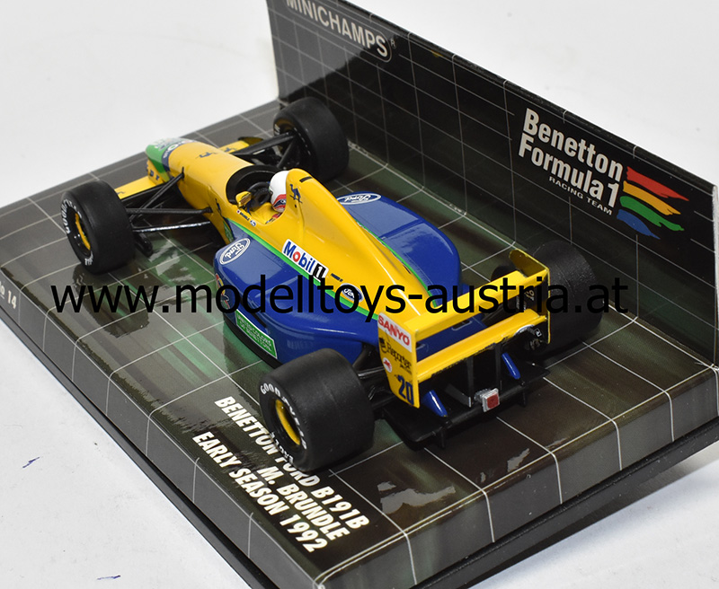 Benetton B191B Ford 1992 Martin BRUNDLE Early Version 1:43