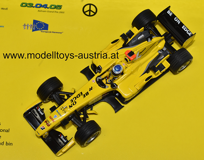 Jordan EJ14 Ford 2004 Nick HEIDFELD Saison Lackierungen Team Jordan 2004 1:43