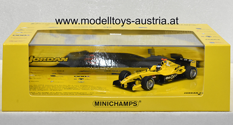 Jordan EJ14 Ford 2004 Nick HEIDFELD Saison Lackierungen Team Jordan 2004 1:43