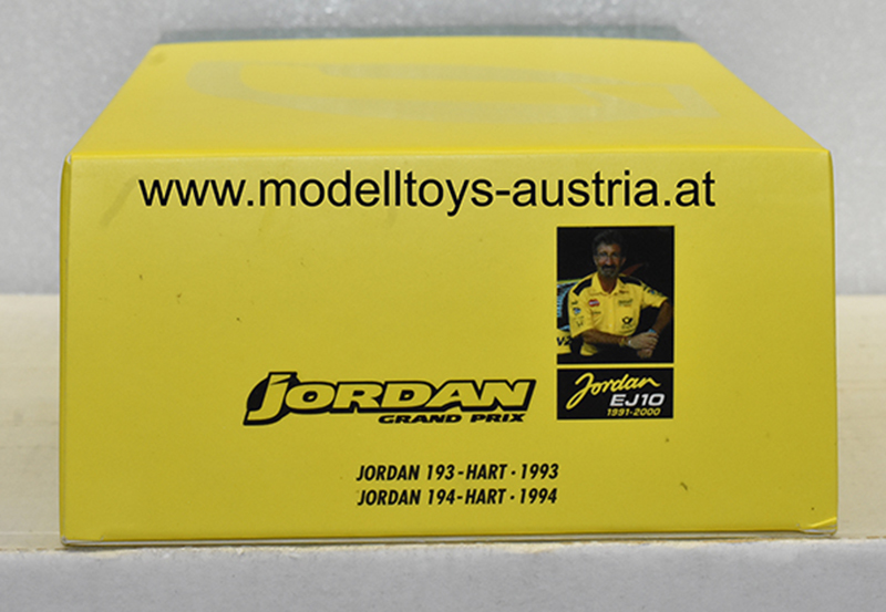 Jordan 193 + 194 Hart 1993 / 1994 BARRICHELLO / CAPELLI / BOUTSEN / APICELLA / NASPETTI / IRVINE / SUZUKI / de CESARIS 1:43