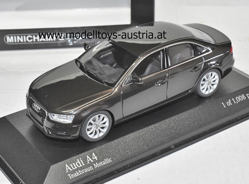 Audi A4 B9 Limousine 2011 braun metallik 1:43