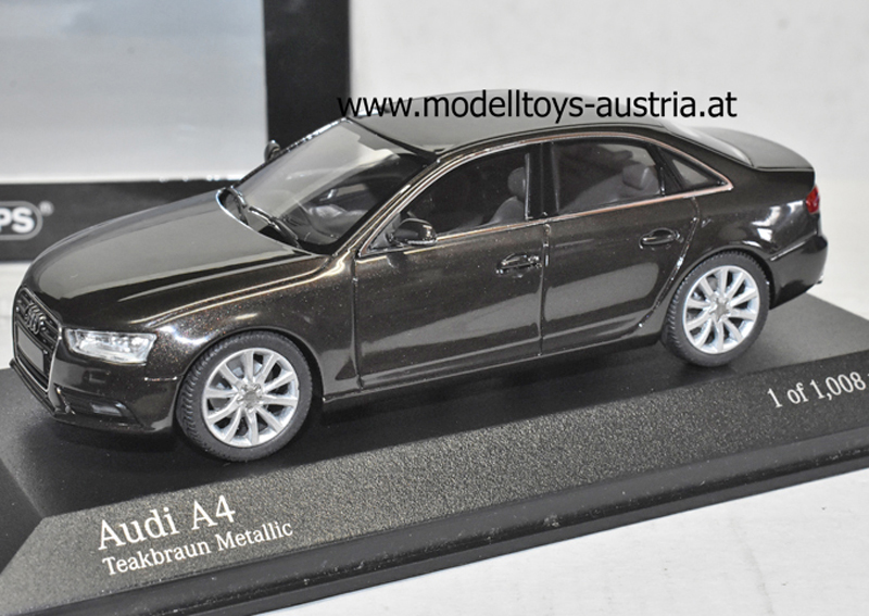 Audi A4 B9 Limousine 2011 braun metallik 1:43