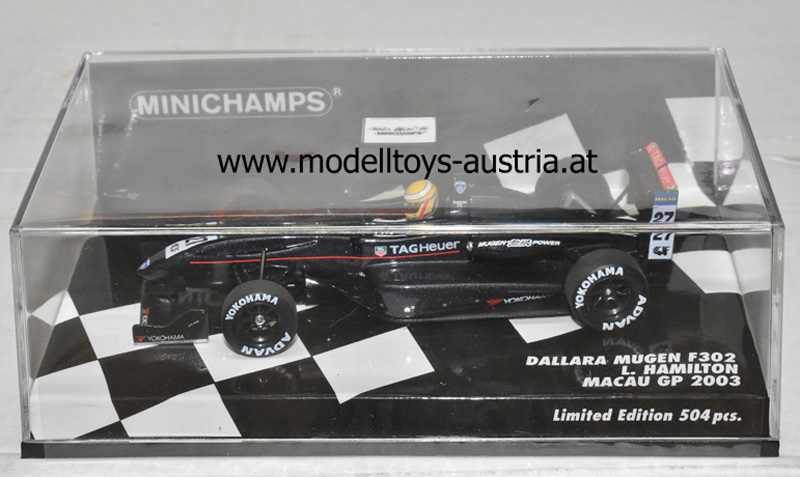 Dallara F302 Mercedes 2003 Lewis HAMILTON Macau GP 1:43