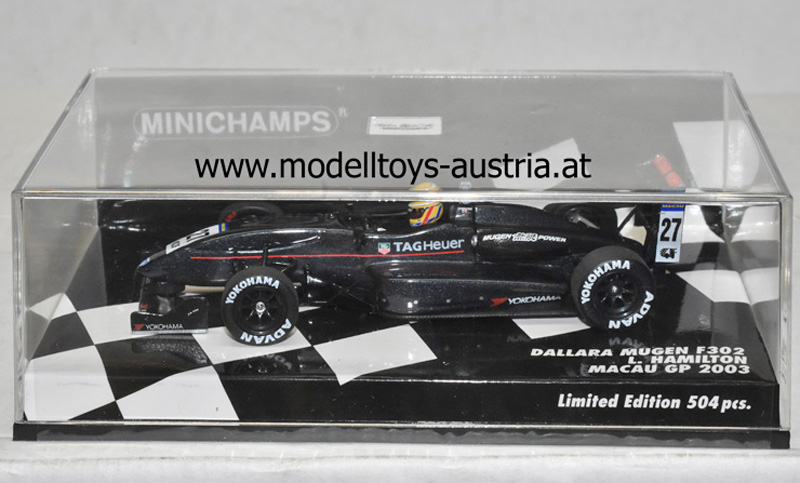 Dallara F302 Mercedes 2003 Lewis HAMILTON Macau GP 1:43