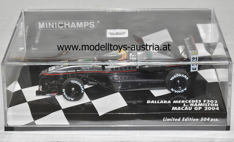 Dallara F302 Mercedes 2004 Lewis HAMILTON Macau GP 1:43