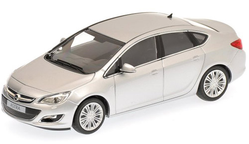 Opel Astra J Limousine 4-türig 2012 silber metallik 1:43