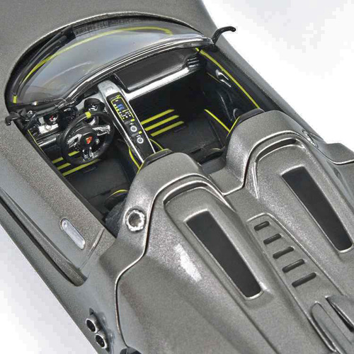 Porsche 918 Spyder Cabrio 2010 silbergrau metallik 1:43