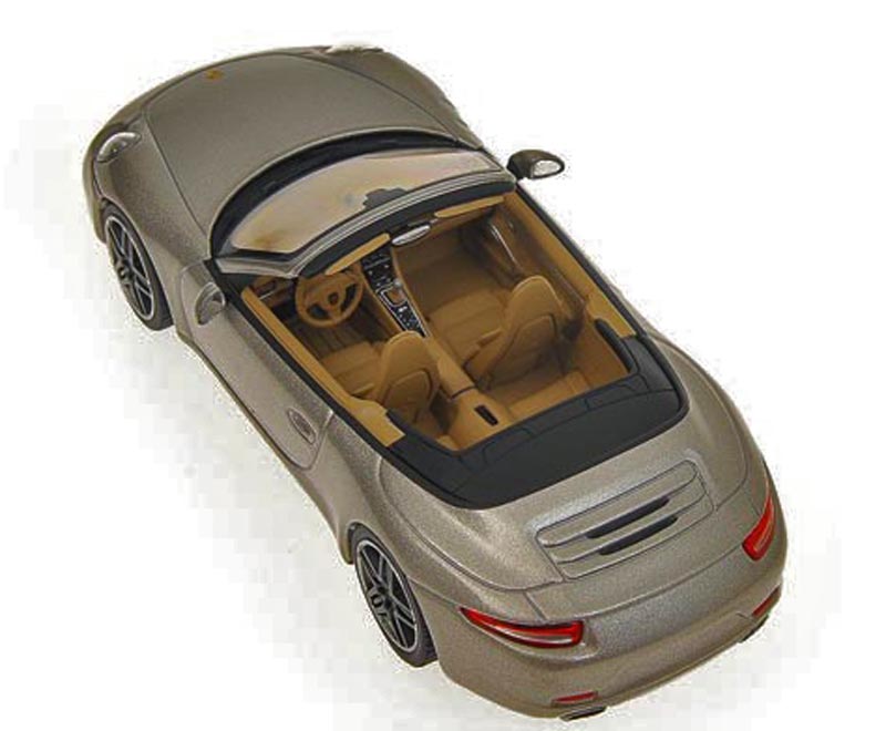 Porsche 911 991 Cabrio Carrera 2012 silber metallik 1:43