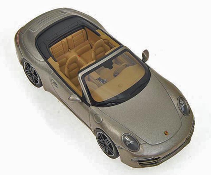 Porsche 911 991 Cabrio Carrera 2012 silber metallik 1:43