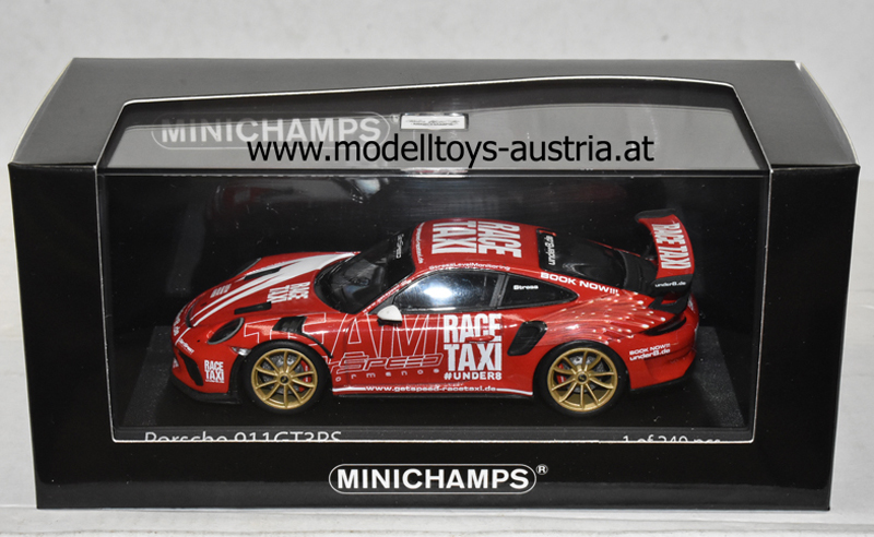 Porsche 911 991 Coupe GT3RS 2019 GETSPEED RACE TAXI 1:43