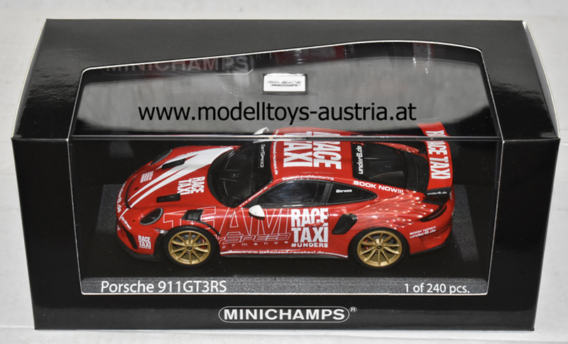 Porsche 911 991 Coupe GT3RS 2019 GETSPEED RACE TAXI 1:43