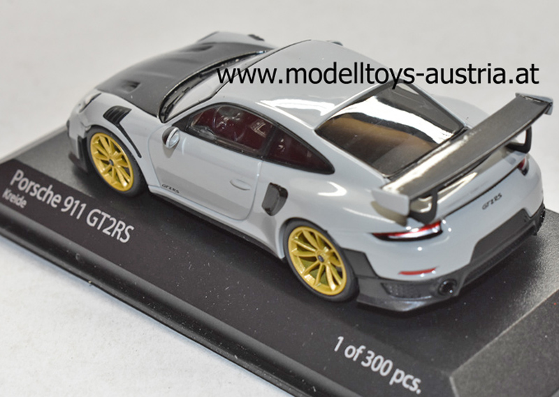 Porsche 911 991 Coupe GT2 RS 2018 Kreide / schwarz 1:43