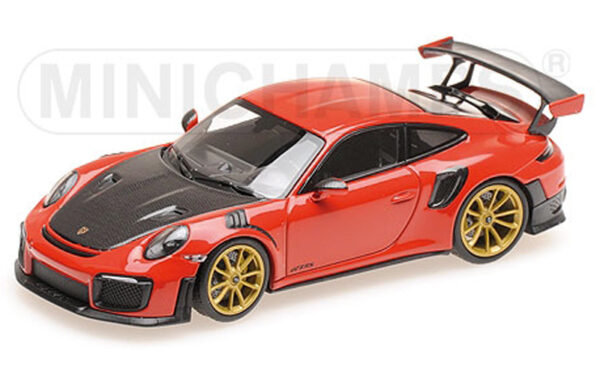 Porsche 911 991 Coupe GT2 RS 2018 rot / schwarz 1:43