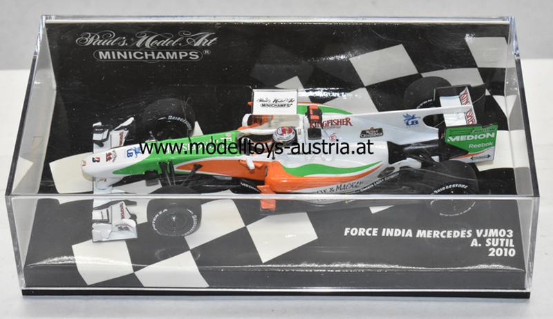 Force India VJM03 Mercedes 2010 Adrian SUTIL 1:43