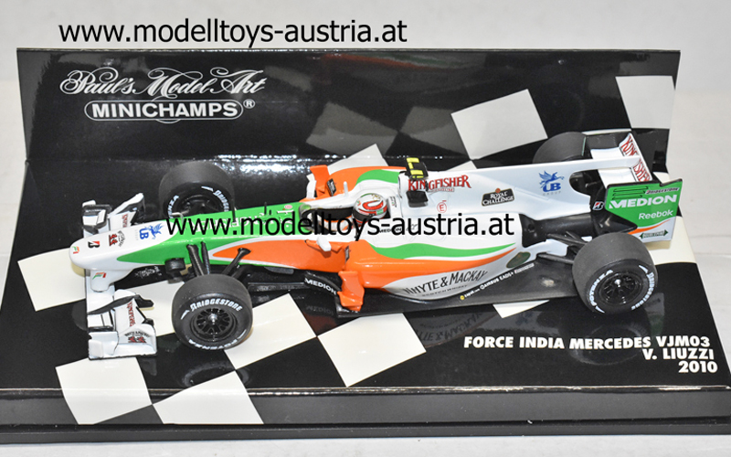 Force India VJM03 Mercedes 2010 Vitantonio LIUZZI 1:43