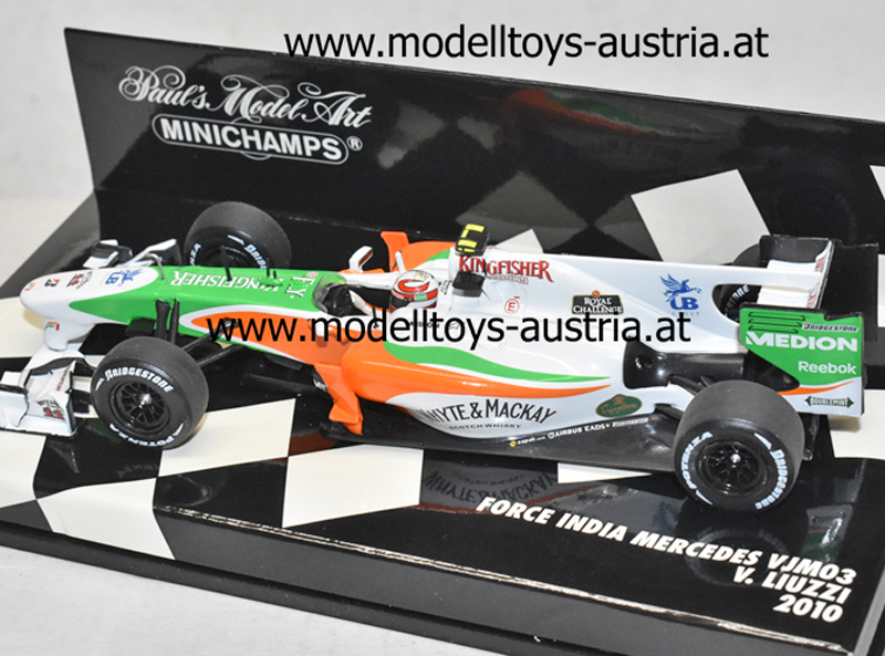 Force India VJM03 Mercedes 2010 Vitantonio LIUZZI 1:43