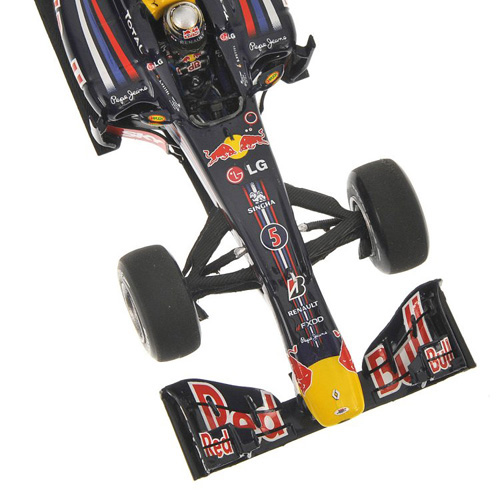 Red Bull Racing RB6 Renault 2010 Weltmeister Sebastian VETTEL Brasilien GP 1:43