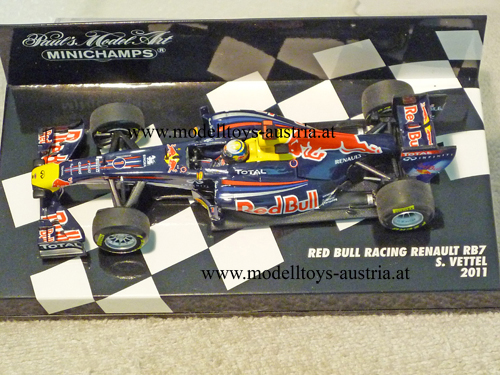 Red Bull Racing RB7 Renault 2011 Weltmeister Sebastian VETTEL 1:43