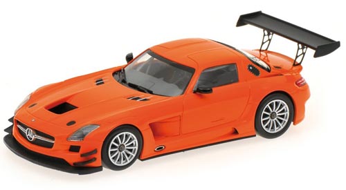 Mercedes Benz SLS AMG GT3 2011 Straßenversion orange 1:43