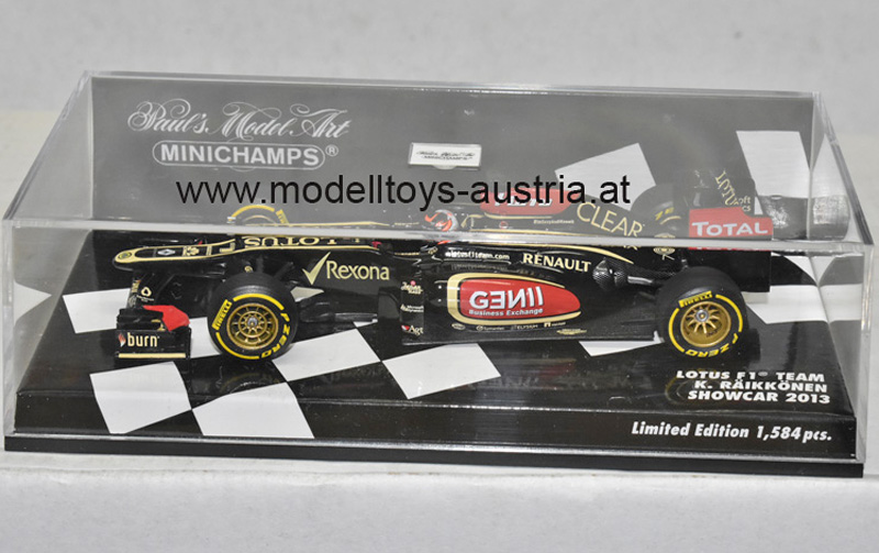 Lotus E20 Renault 2013 SHOWCAR Kimi RÄIKKÖNEN 1:43