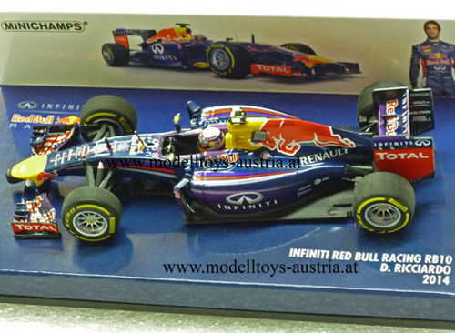 Red Bull Racing RB10 Renault 2014 Daniel RICCIARDO 1:43 Minichamps