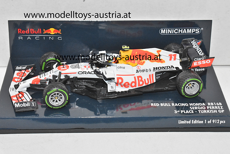 Red Bull Racing RB16B Honda 2021 Sergio PEREZ Türkei GP 1:43 Minichamps