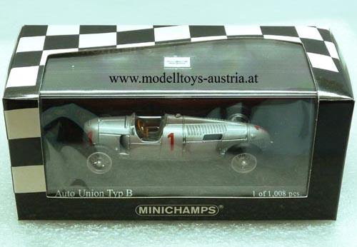 Auto Union Typ B 1935 Deutschland GP Hans STUCK 1:43