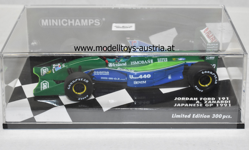 Jordan 191 Ford 1991 Alex ZANARDI Japan GP 1:43