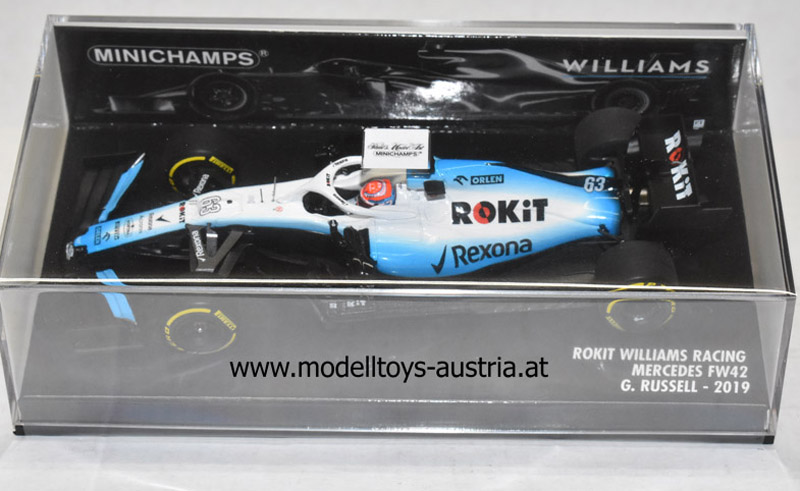 Williams FW42 Mercedes ROKIT 2019 George RUSSELL 1:43 Minichamps
