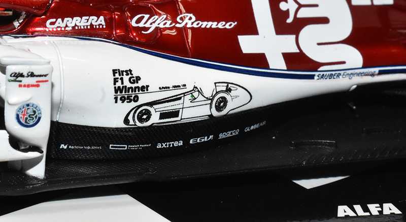 Alfa Romeo Racing C38 Ferrari 2019 Antonio GIOVINAZZI China GP Sauber Motorsport 1:43 Minichamps