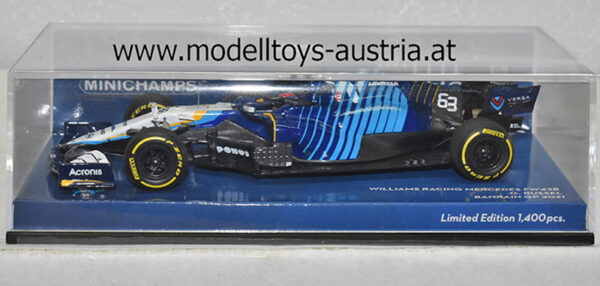 Williams FW43B Mercedes 2021 George RUSSELL Bahrain GP 1:43