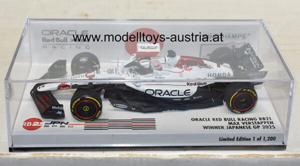 Red Bull Racing RB21 Honda 2025 Max VERSTAPPEN Sieger Japan GP Suzuka 1:43