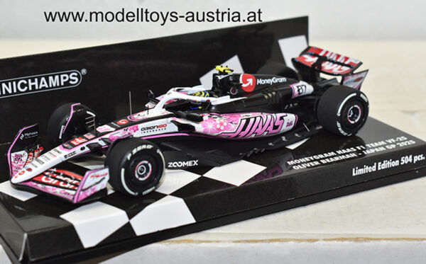 Haas F1 VF-25 Ferrari 2025 Oliver BEARMAN Japan GP Suzuka 1:43