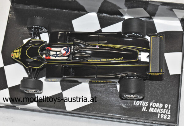 Lotus 91 Ford 1982 Nigel MANSELL 1:43 Minichamps