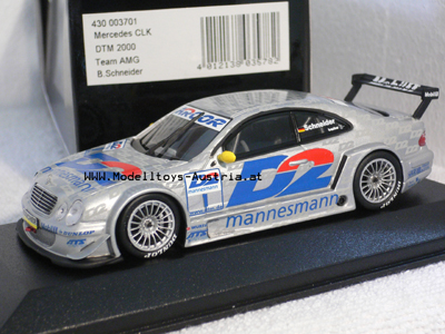 Mercedes Benz CLK 2000 DTM Meister Bernd SCHNEIDER 1:43