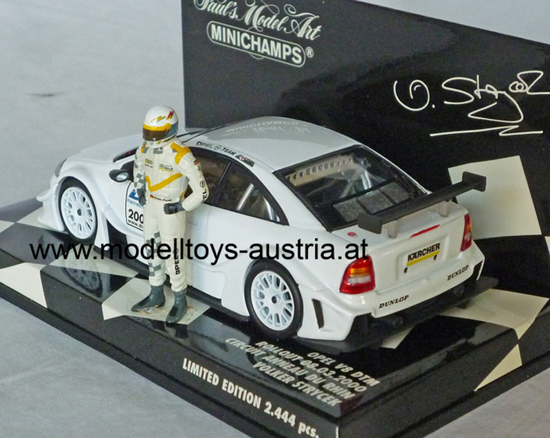 Opel V8 DTM 2000 Roll Out Circuit Anneau du Rhin Volker STRYCEK 1:43