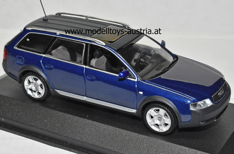 Audi A6 Avant Kombi Allroad Quattro 2.5 TDi 2000 blau metallik 1:43