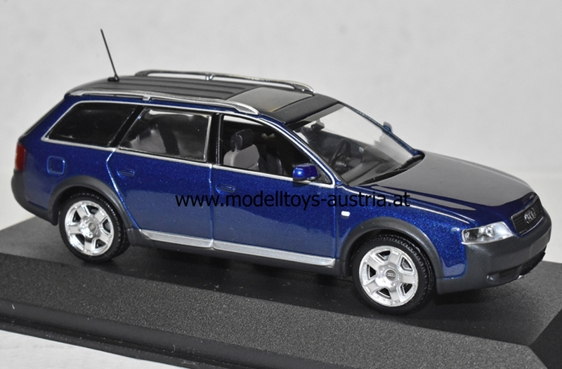 Audi A6 Avant Kombi Allroad Quattro 2.5 TDi 2000 blau metallik 1:43