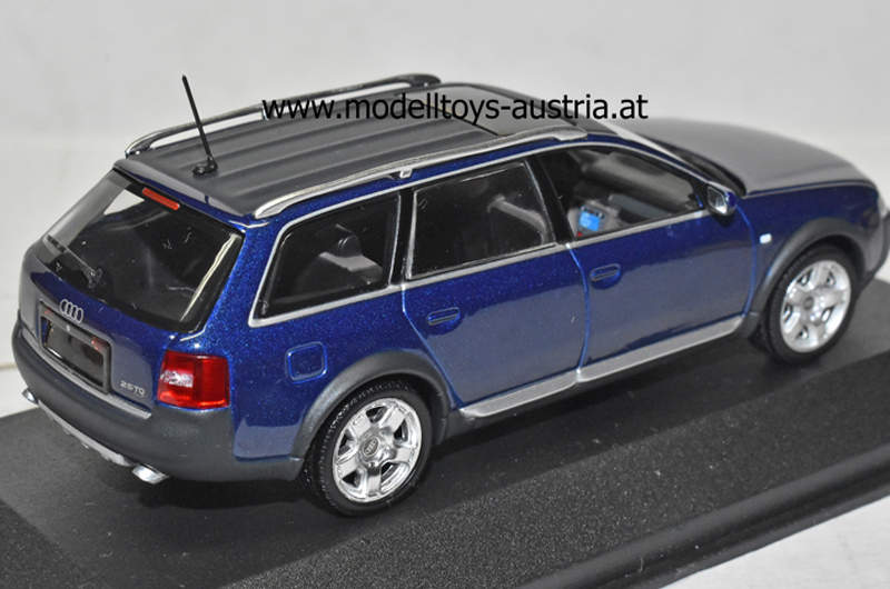 Audi A6 Avant Kombi Allroad Quattro 2.5 TDi 2000 blau metallik 1:43