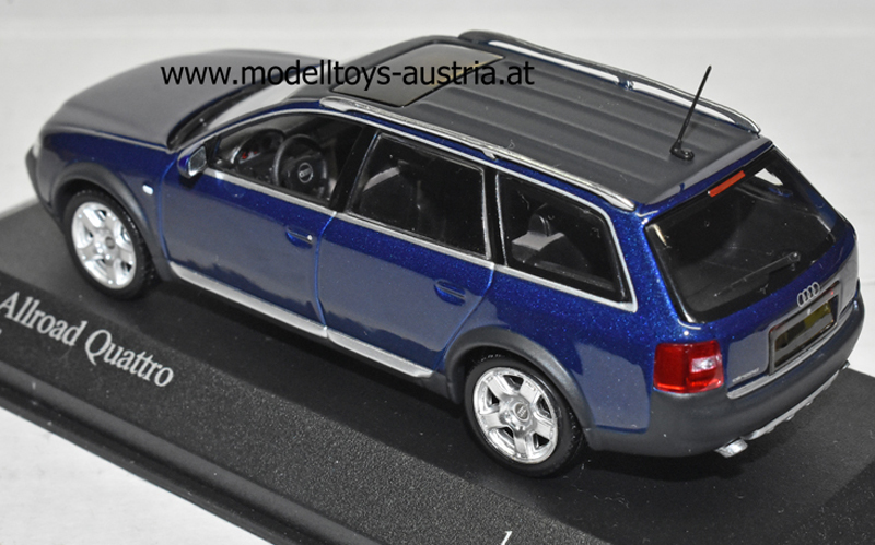 Audi A6 Avant Kombi Allroad Quattro 2.5 TDi 2000 blau metallik 1:43