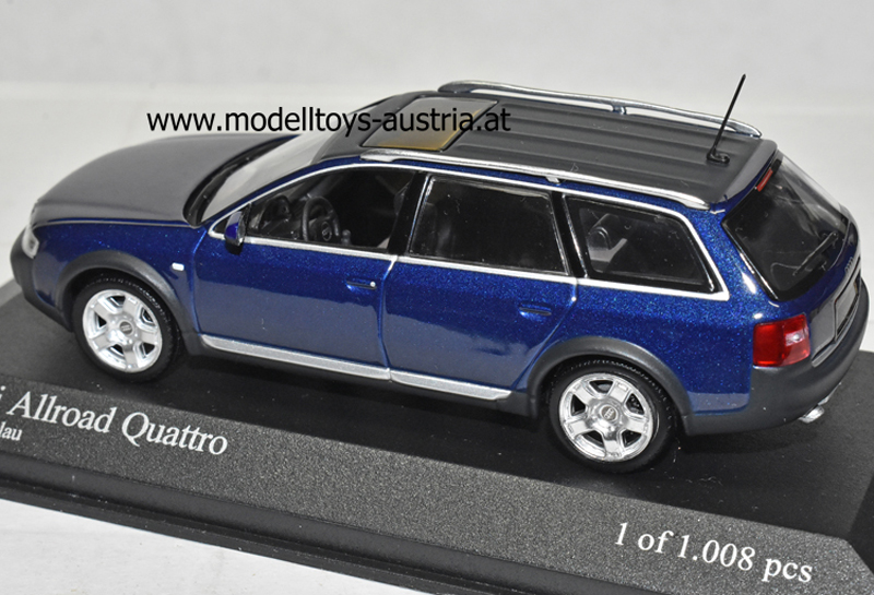 Audi A6 Avant Kombi Allroad Quattro 2.5 TDi 2000 blau metallik 1:43