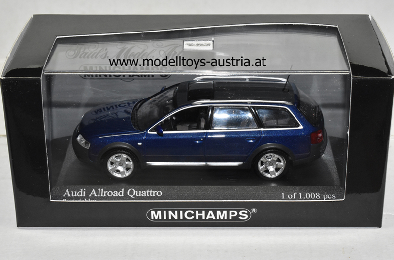 Audi A6 Avant Kombi Allroad Quattro 2.5 TDi 2000 blau metallik 1:43