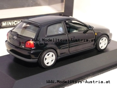 Audi A3 1996 1.8 3-türig schwarz 1:43