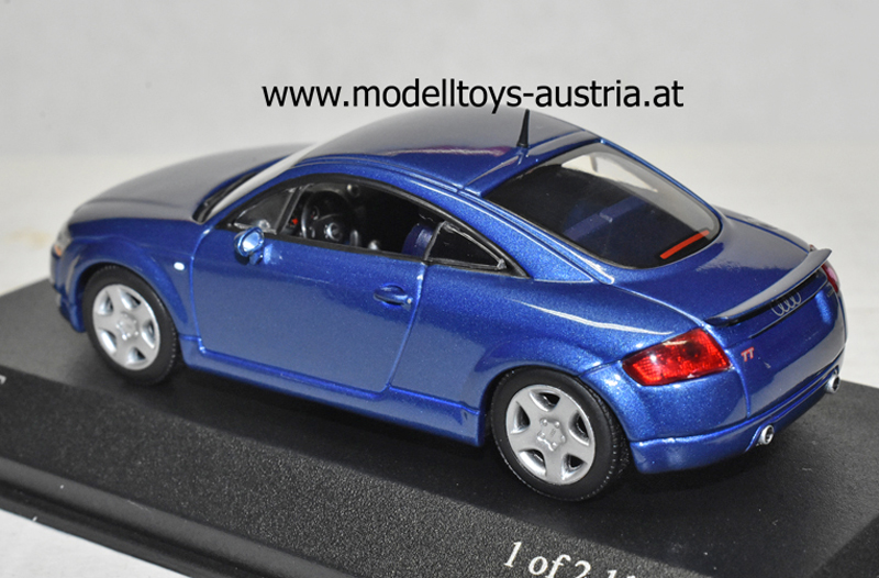 Audi TT Coupe 1999 blau metallik 1:43