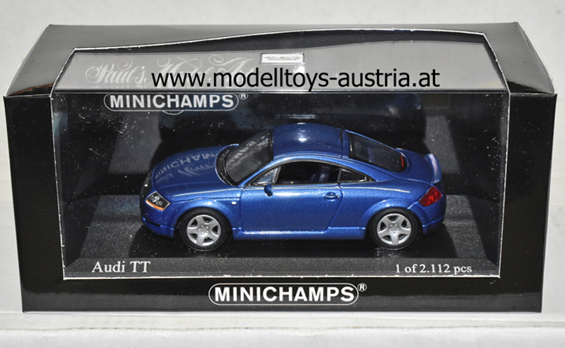 Audi TT Coupe 1999 blau metallik 1:43