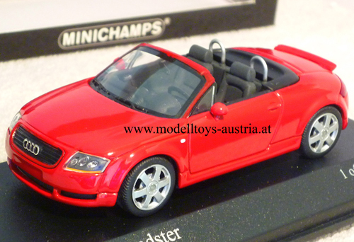 Audi TT Cabrio Roadster 2000 rot 1:43