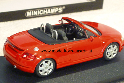 Audi TT Cabrio Roadster 2000 rot 1:43
