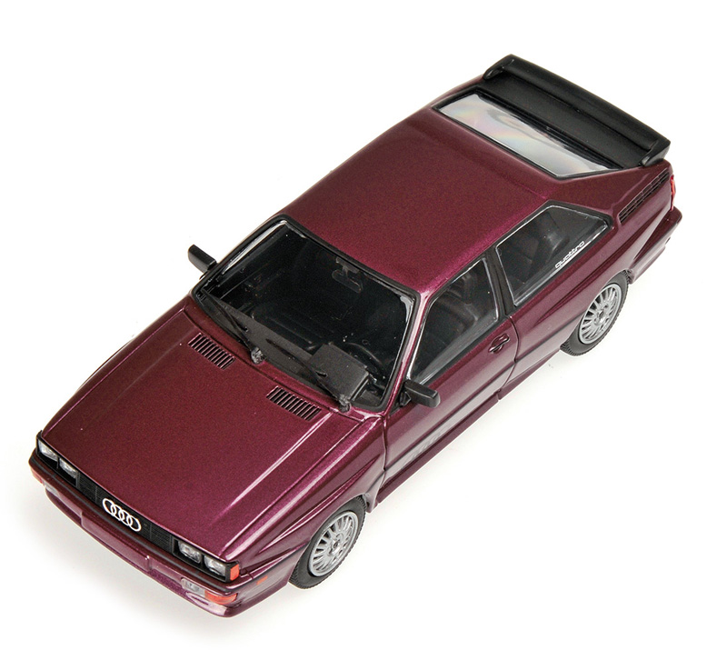 Audi 80 Coupe Quattro 1980 violett purple metallik 1:43