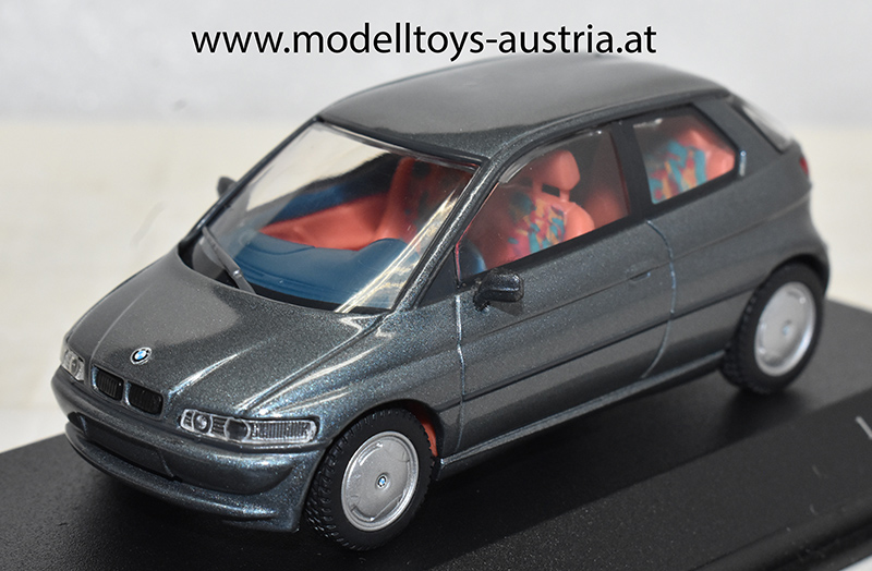 BMW E1 1993 Elektro Auto grau metallik 1:43