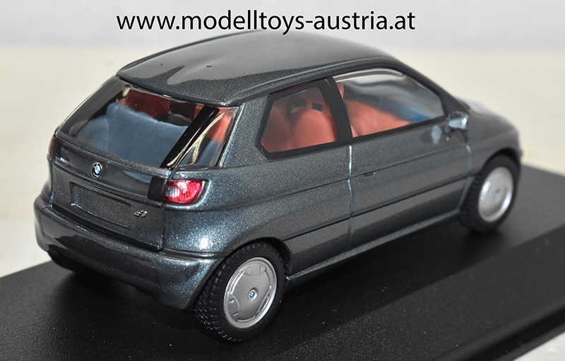 BMW E1 1993 Elektro Auto grau metallik 1:43